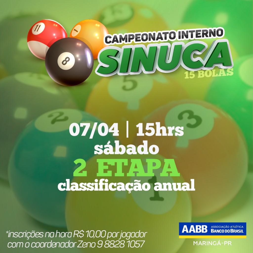 Regras Campeonato de Sinuca by COMGestaoClick - Issuu